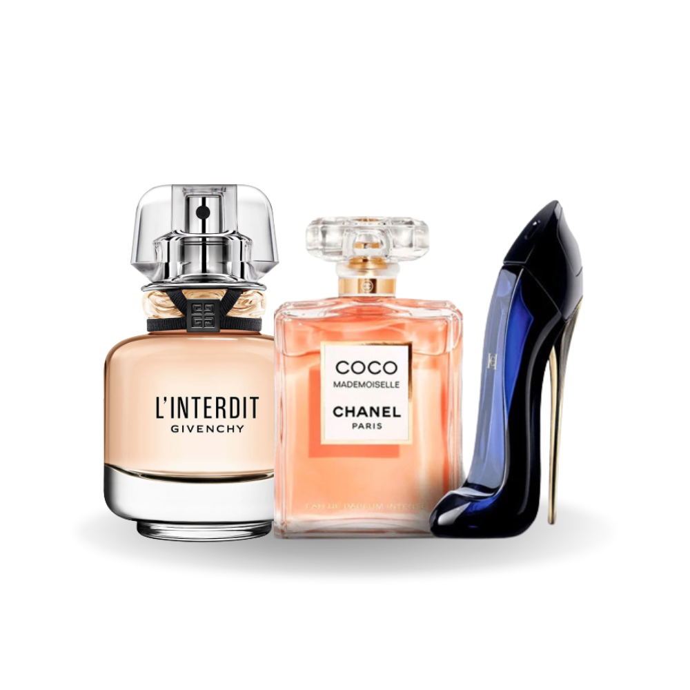 Parfum L’interdit, Coco Chanel Mademoiselle und Good Girl