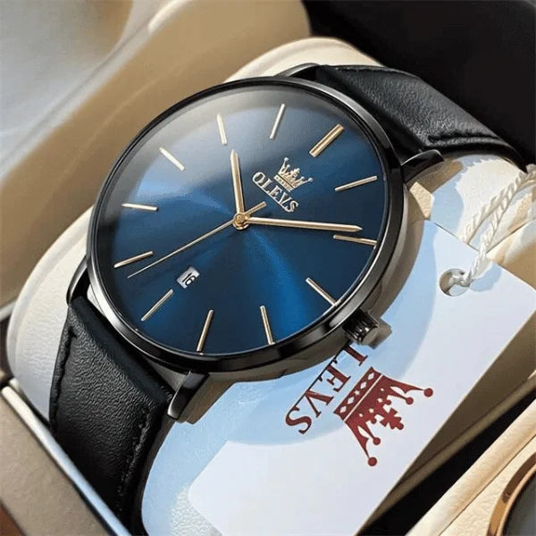 Olevs Montre Classique Homme Valence | Bleue