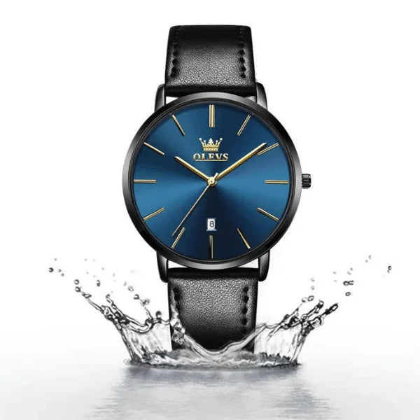 Olevs Montre Classique Homme Valence | Bleue